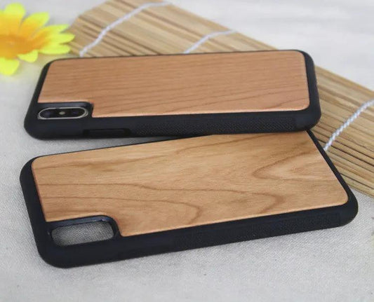 Wooden case TPU phone case by Dropshipman