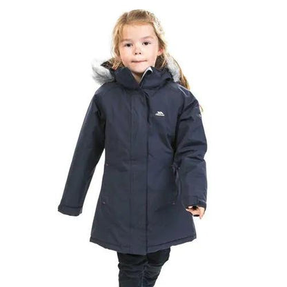 Girls Trespass Fame Waterproof Parka Jacket by Trespass