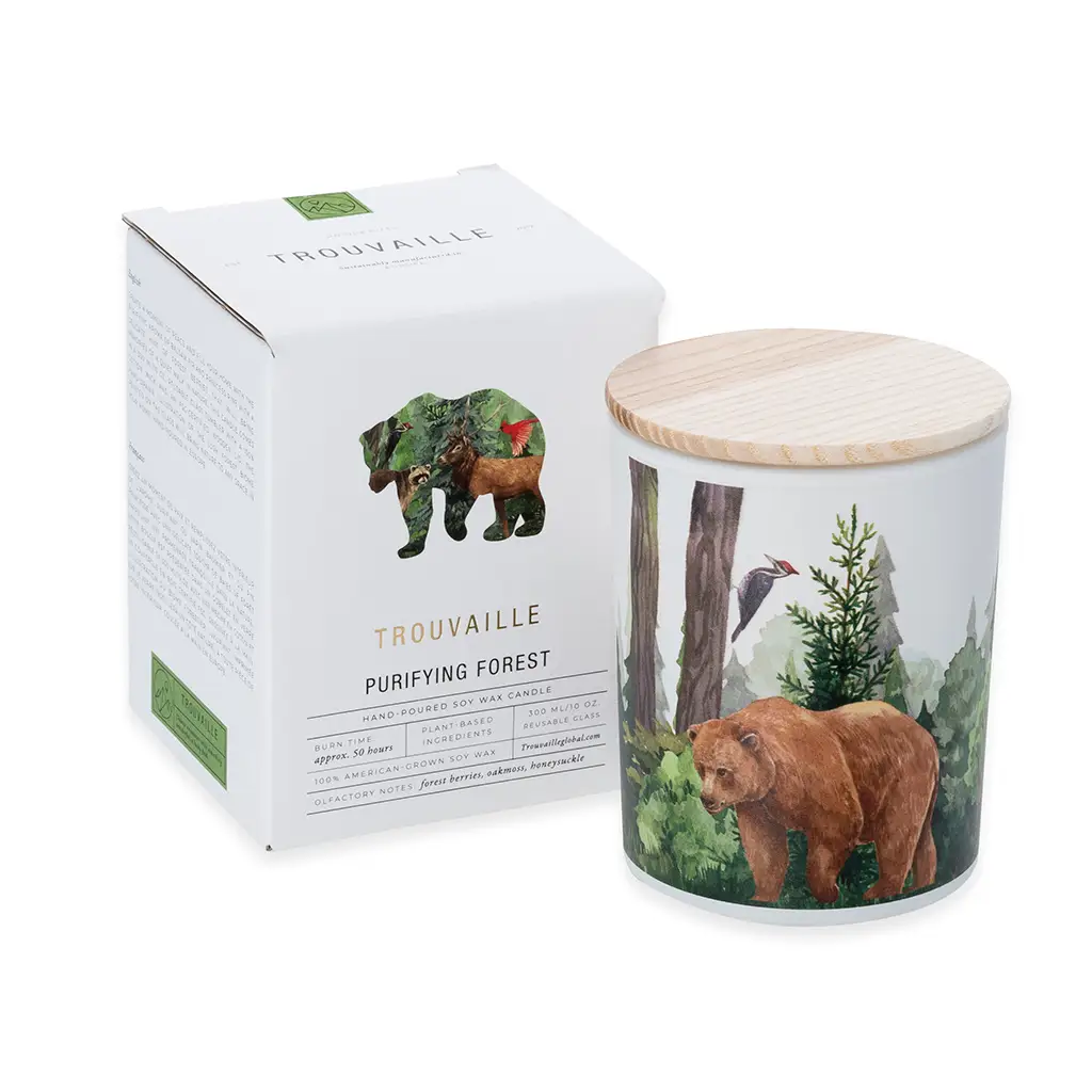 Save The Planet Scented Soy Wax Candle: Purifying Forest by All Mart Bristol Ltd