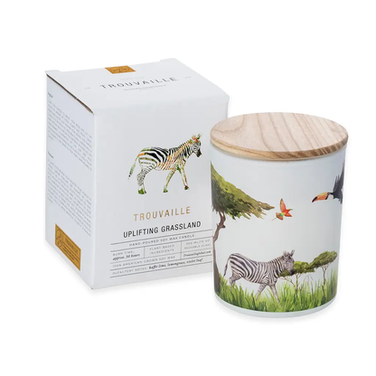 Save The Planet Scented Soy Wax Candle: Uplifting Grassland by All Mart Bristol Ltd