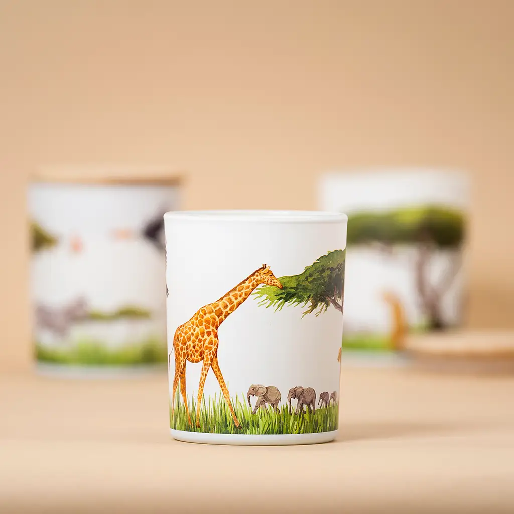 Save The Planet Scented Soy Wax Candle: Uplifting Grassland by All Mart Bristol Ltd