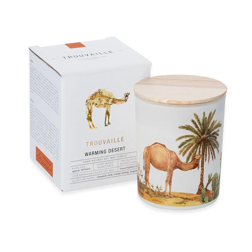 Save The Planet Scented Soy Wax Candle: Warming Desert by All Mart Bristol Ltd
