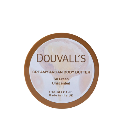 Organic Creamy Argan Body Butter 60ml | Luxurious Hydration in Six Scents by All Mart Bristol Ltd