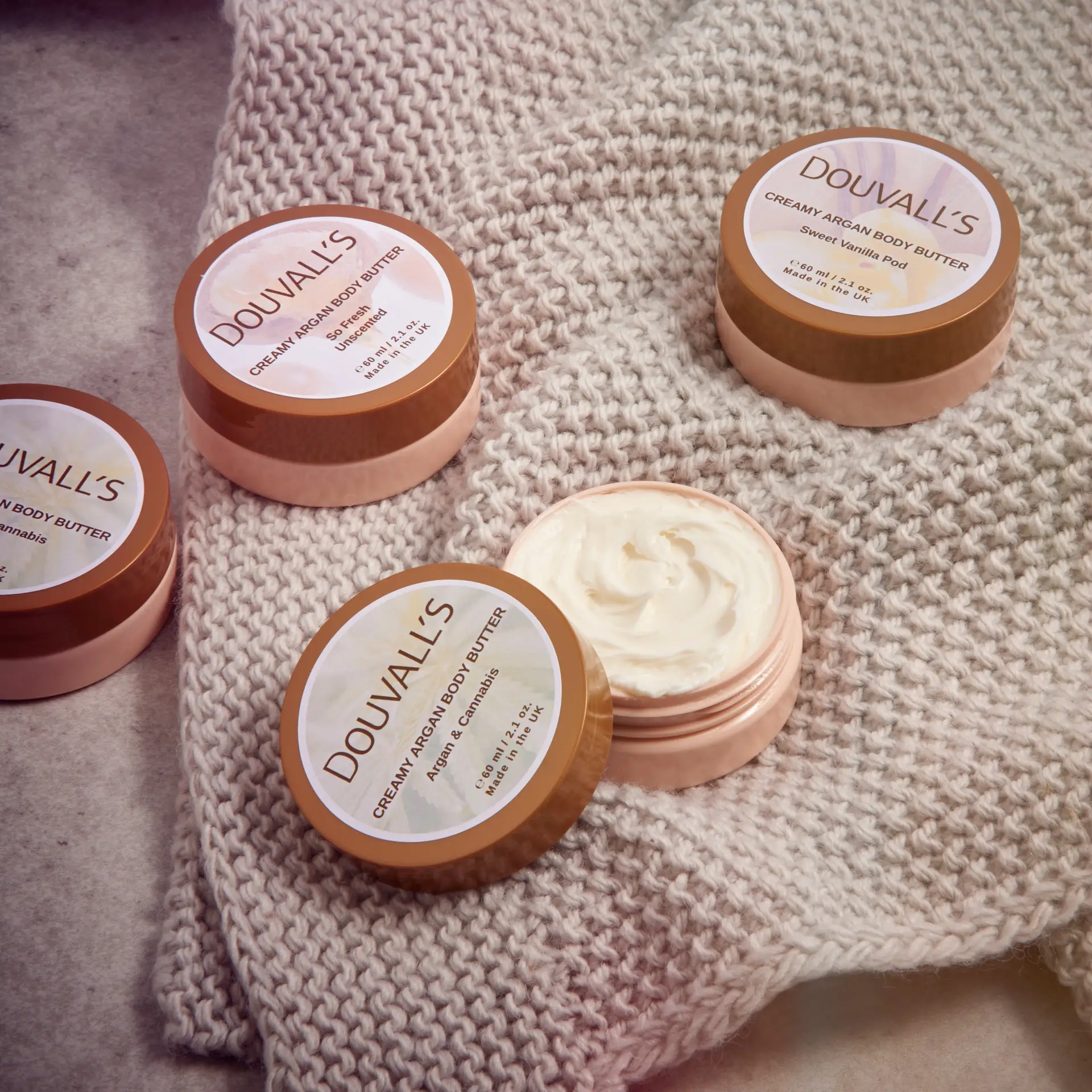 Organic Creamy Argan Body Butter 60ml | Luxurious Hydration in Six Scents by All Mart Bristol Ltd