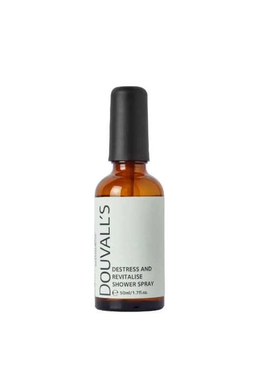 Destress and Revitalise Organic Natural Shower Spray 50ml | Uplifting Citrus Scent for a Spa-Like Shower Experience by All Mart Bristol Ltd