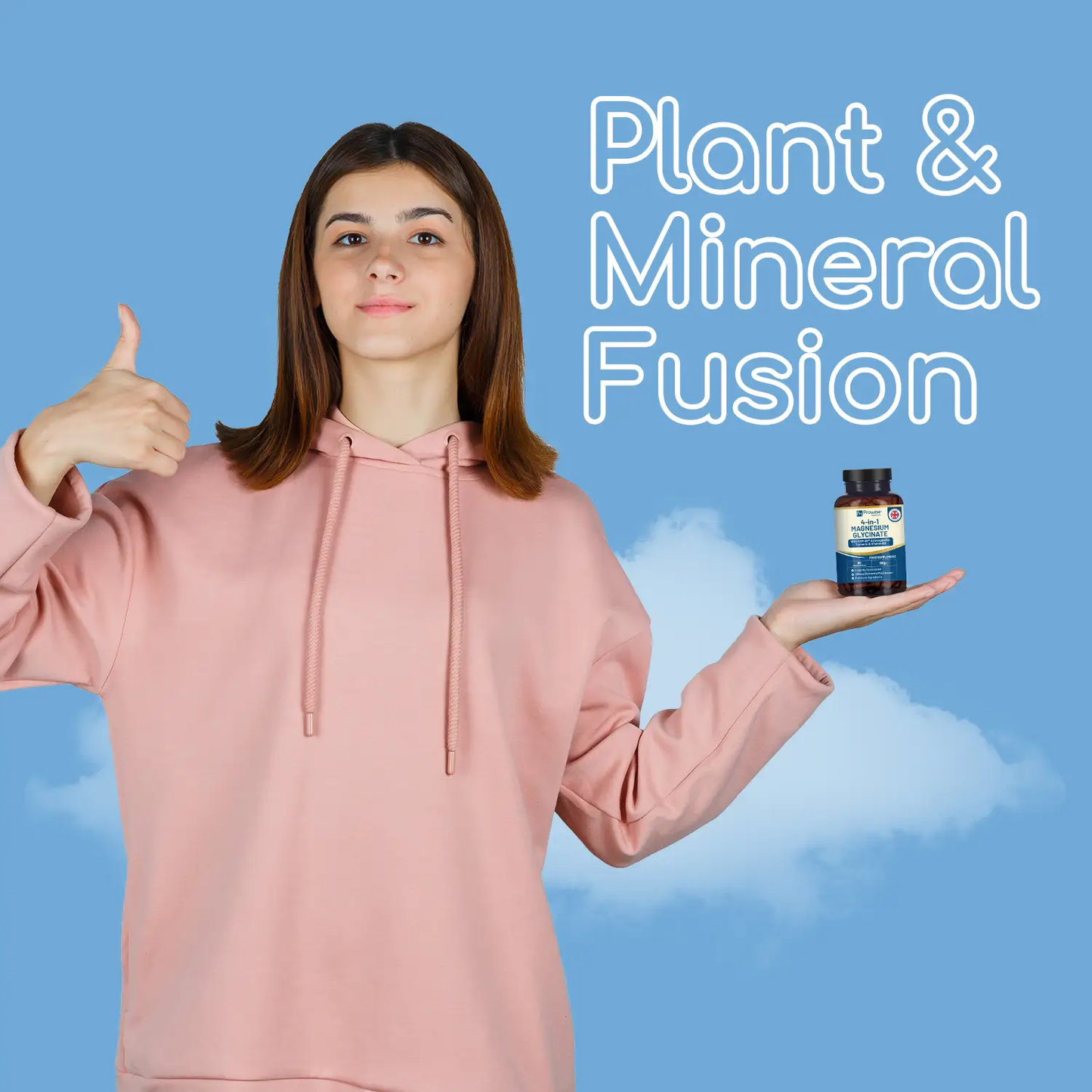 4-in-1 Magnesium Glycinate added with KSM-66 Ashwagandha, Turmeric and Vitamin B6 | 90 Vegan Capsules | 4,001 mg per serving | Easy to Swallow Capsule | GMO & Gluten Free | Premium Quality by Prowise by All Mart Bristol Ltd