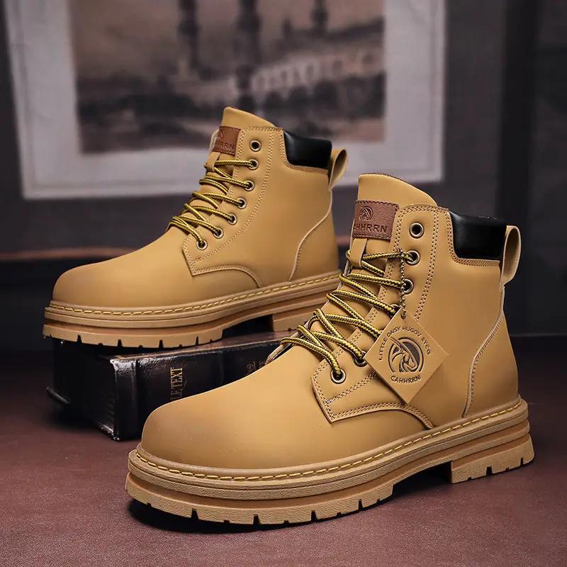 Martin Boots Men's British Style Retro by Dropshipman