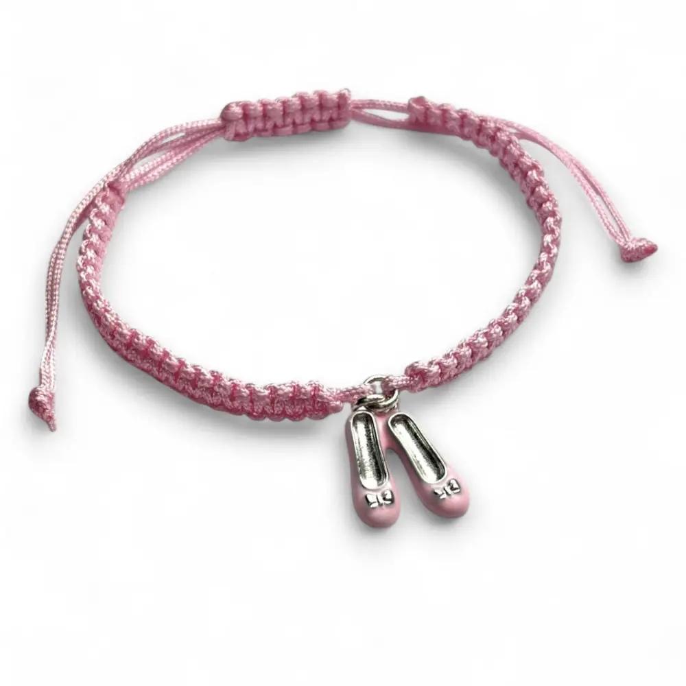 Childs Ballet Shoes Friendship Bracelet by Aye Do Gifts