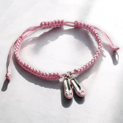 Childs Ballet Shoes Friendship Bracelet by Aye Do Gifts