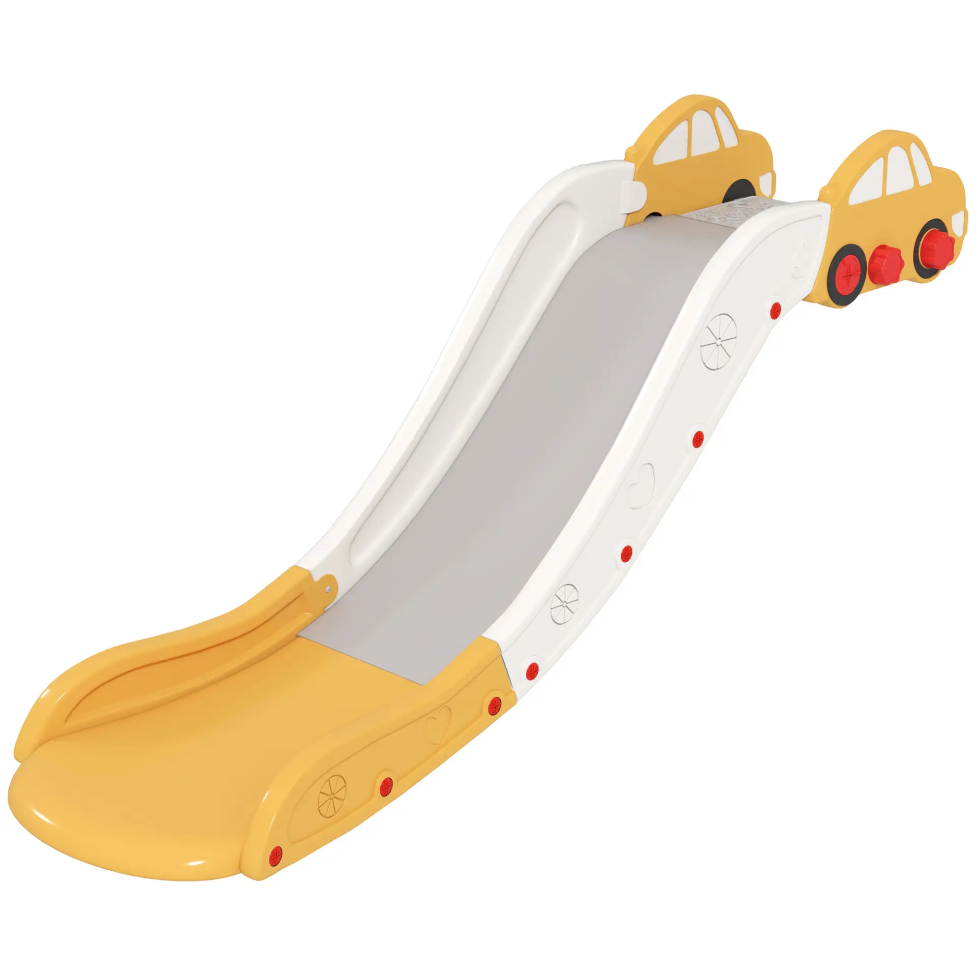 AIYAPLAY Kids Slide for Bed, Sofa, with Extended Length, Easy to assemble and Store, Yellow by All Mart Bristol Ltd