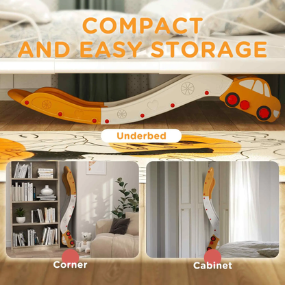 AIYAPLAY Kids Slide for Bed, Sofa, with Extended Length, Easy to assemble and Store, Yellow by All Mart Bristol Ltd