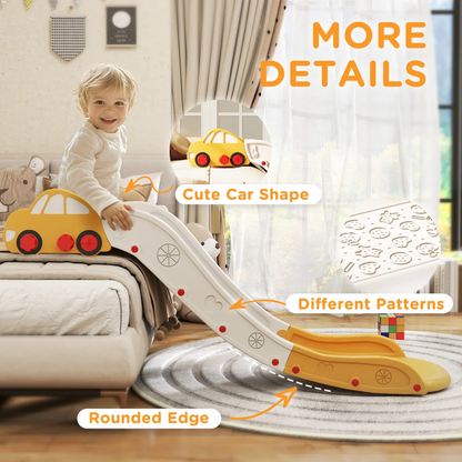 AIYAPLAY Kids Slide for Bed, Sofa, with Extended Length, Easy to assemble and Store, Yellow by All Mart Bristol Ltd
