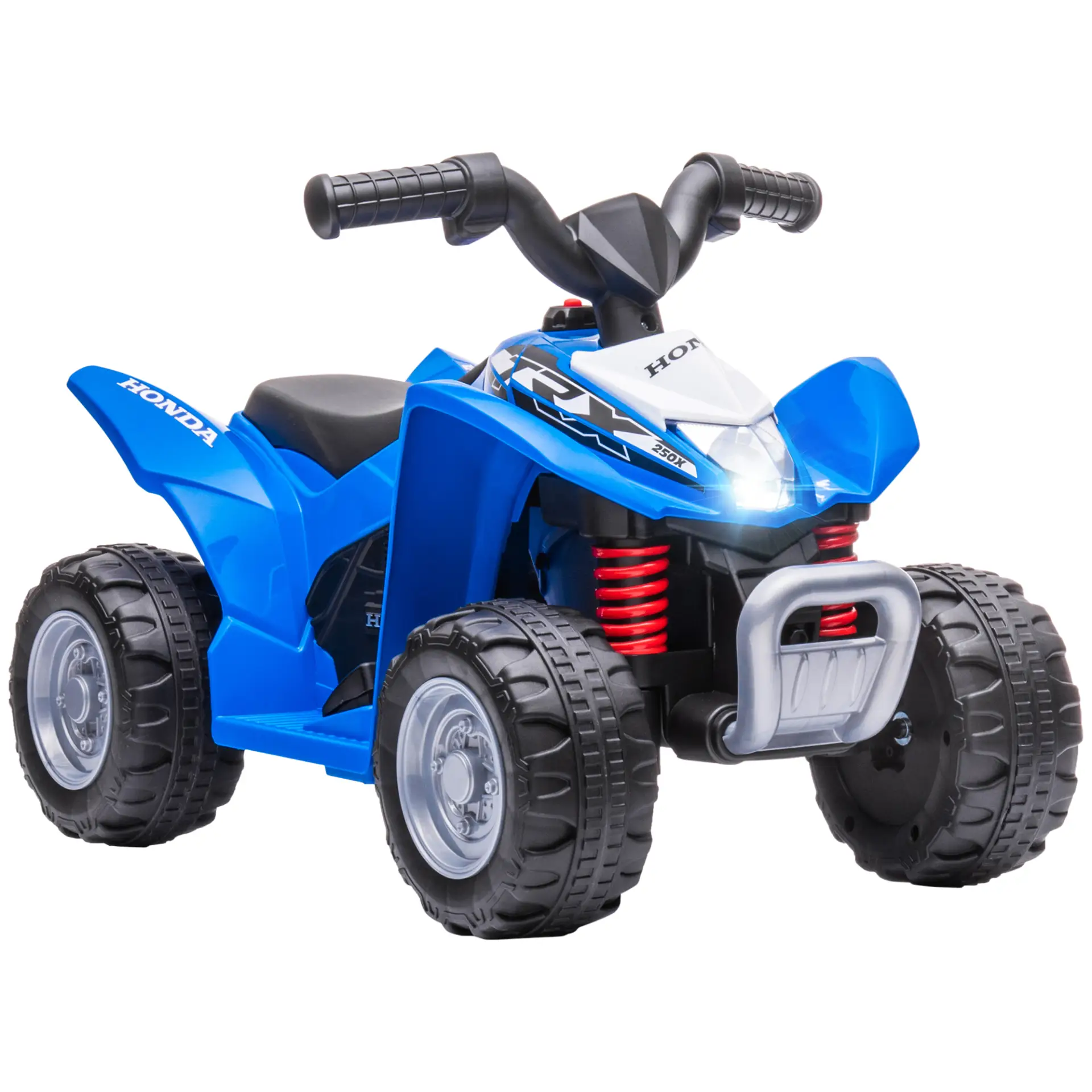 AIYAPLAY Honda Licensed Kids Electric Quad Bike, 6V ATV Ride On for Ages 1.5-3 Years, Blue by All Mart Bristol Ltd