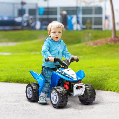 AIYAPLAY Honda Licensed Kids Electric Quad Bike, 6V ATV Ride On for Ages 1.5-3 Years, Blue by All Mart Bristol Ltd