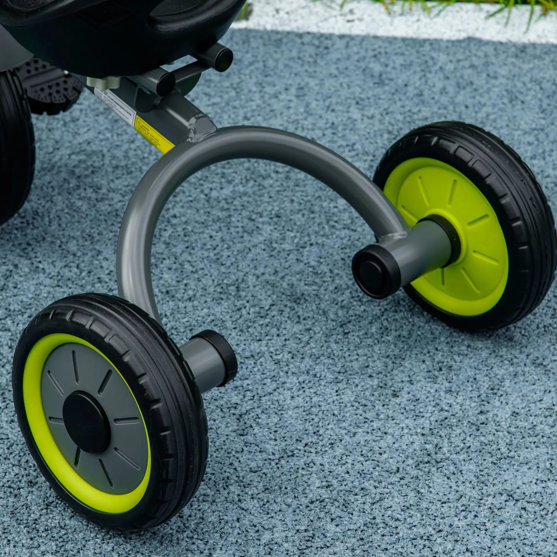 AIYAPLAY Kids Trike, Tricycle, with Adjustable Seat, Basket, Bell, for Ages 2-5 Years - Black by All Mart Bristol Ltd