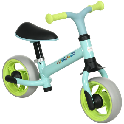AIYAPLAY 8" Balance Bike, Lightweight Training Bike for Children, with Adjustable Seat, EVA Wheels, Easy installation - Green by All Mart Bristol Ltd