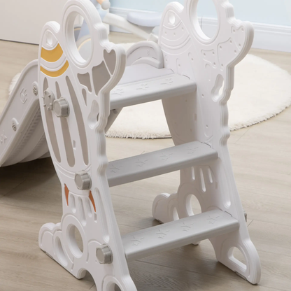 AIYAPLAY Space-Themed Baby Slide Freestanding Slide for Kids, for Ages 1.5-3 Years - Grey by All Mart Bristol Ltd