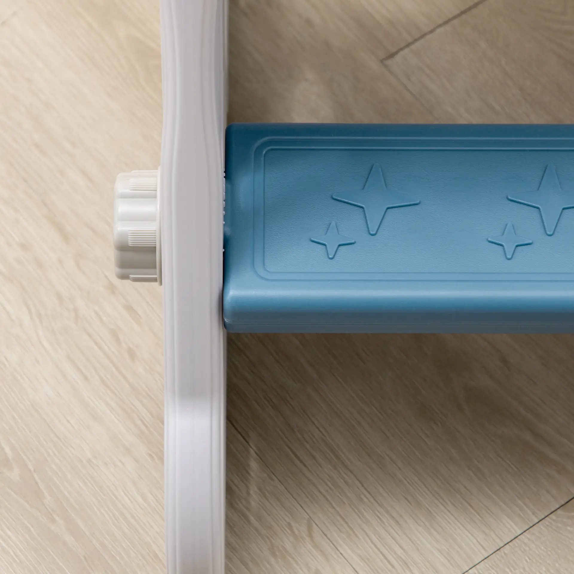 AIYAPLAY Space-Themed Baby Slide, Indoor Freestanding Kids Slide, for Ages 1.5-3 Years - Blue by All Mart Bristol Ltd