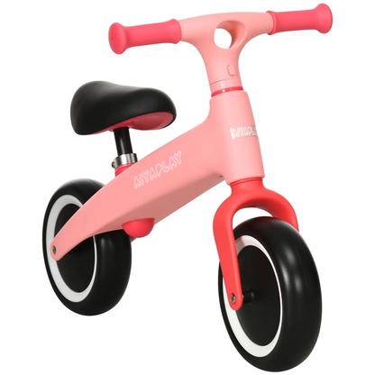 AIYAPLAY Baby Balance Bike, with Adjustable Seat, for 1.5-3 Years - Pink by All Mart Bristol Ltd