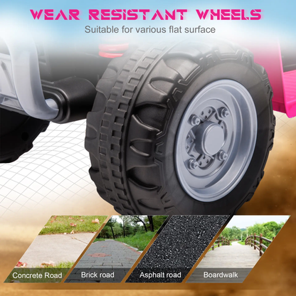 AIYAPLAY Honda Licensed Kids Electric Quad Bike, 6V ATV Ride On for Ages 1.5-3 Years, Pink by All Mart Bristol Ltd