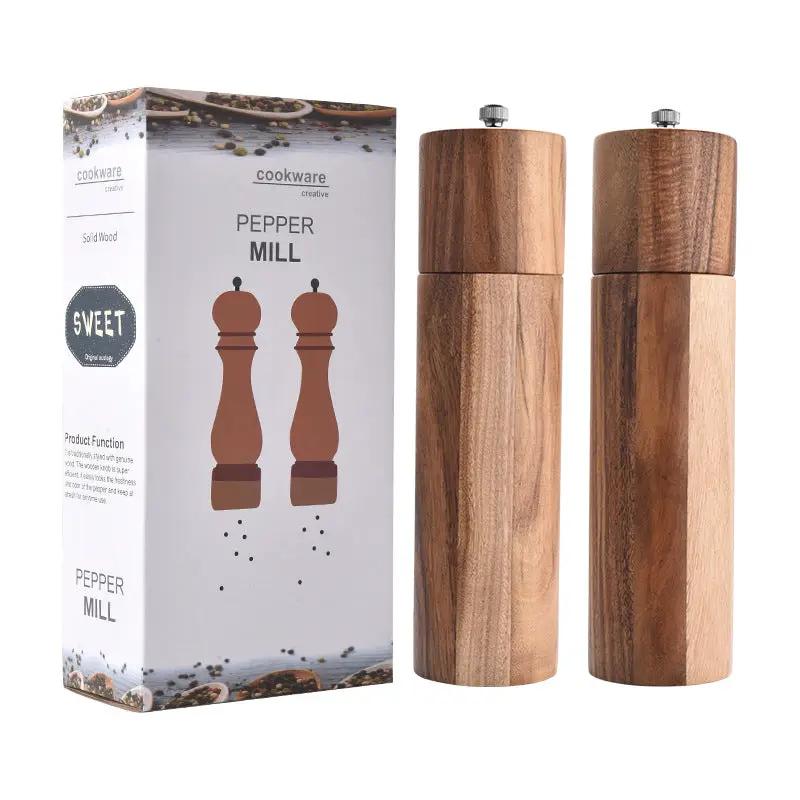 Cylindrical ceramic core manual pepper grinder by Dropshipman