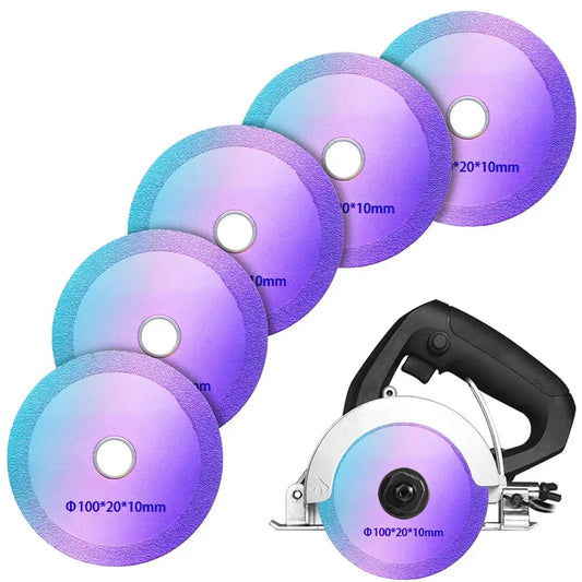1-10pcs Ultra-Thin 100mm Diamond Saw Blade, for Tile Glass Marble Polishing, Fits Angle Grinder by All Mart Bristol Ltd