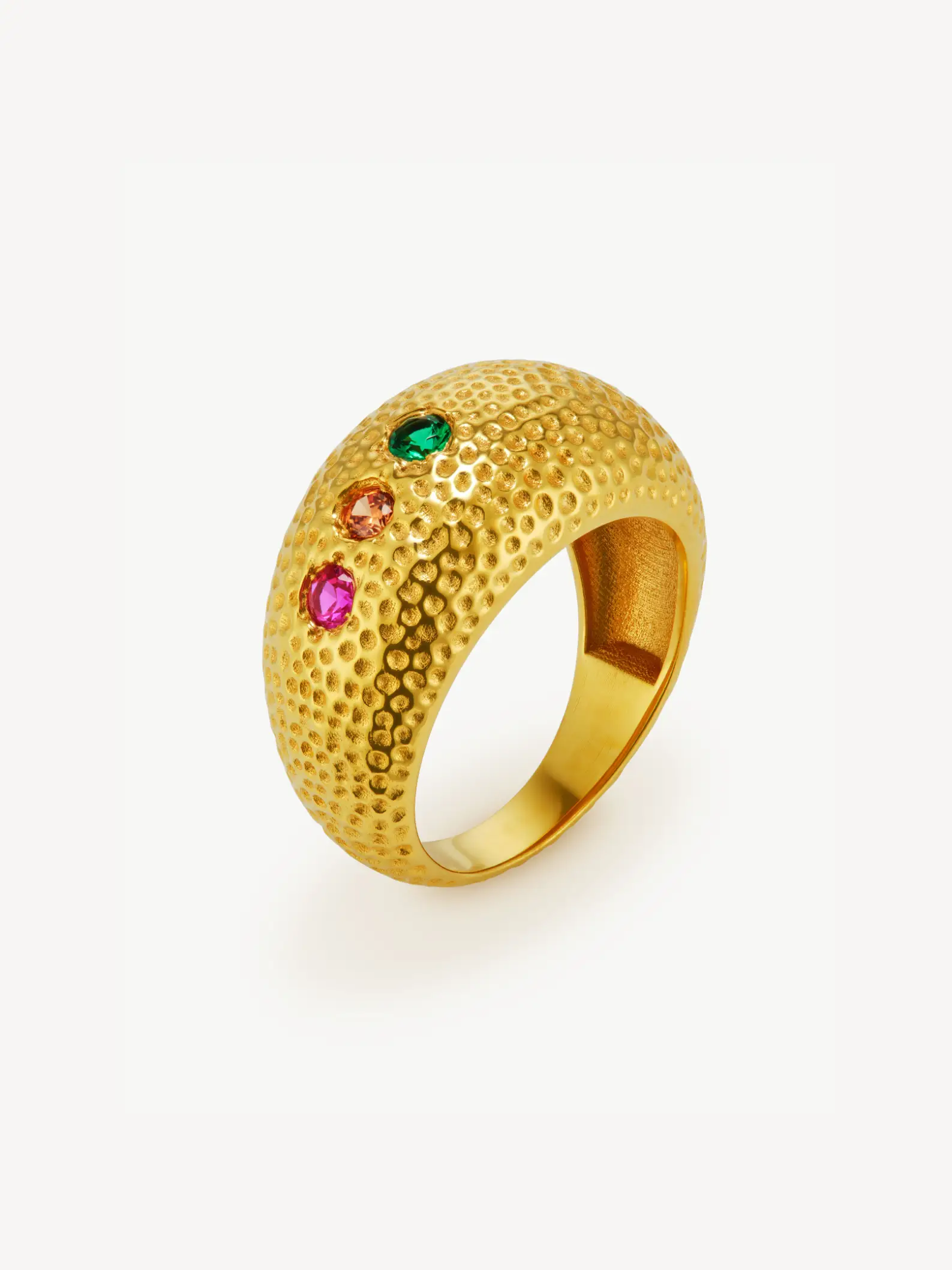 Gold Vermeil dome ring – Zadie | No More Nobody by No More Nobody