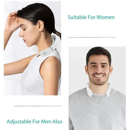 Cervical Massager Protable Mini Neck Shoulder Massager Deep Massage Neck Warm Pressing Neck Pressing Care by All Mart Bristol Ltd
