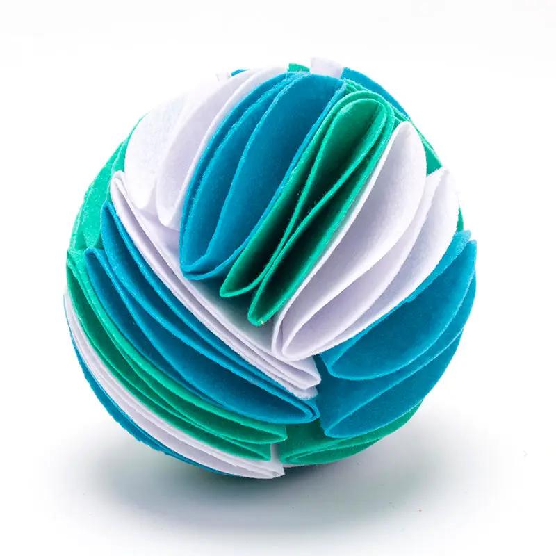 Foldable Dog Snuffle Ball Dog Training Toys Increase IQ Pet Cat Training Games Feeding Intelligence Toy by Dropshipman
