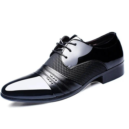 Fashionable Korean-style Leather Shoes For Men by Dropshipman