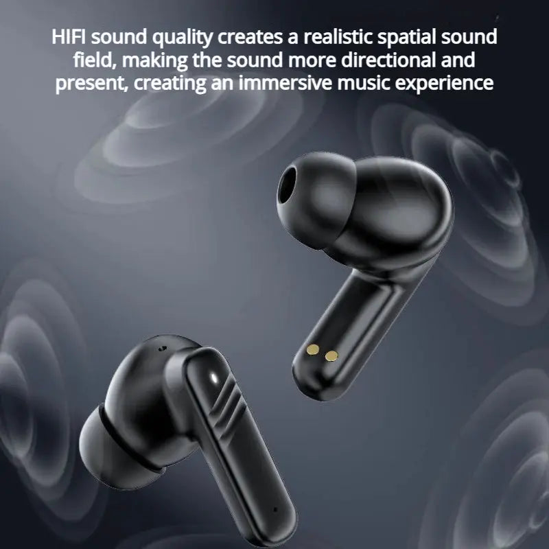 Full Touch Screen In-Ear Headphones With Active Noise Cancellation Bluetooth 5.4 Supports Applications Long Battery Life by All Mart Bristol Ltd