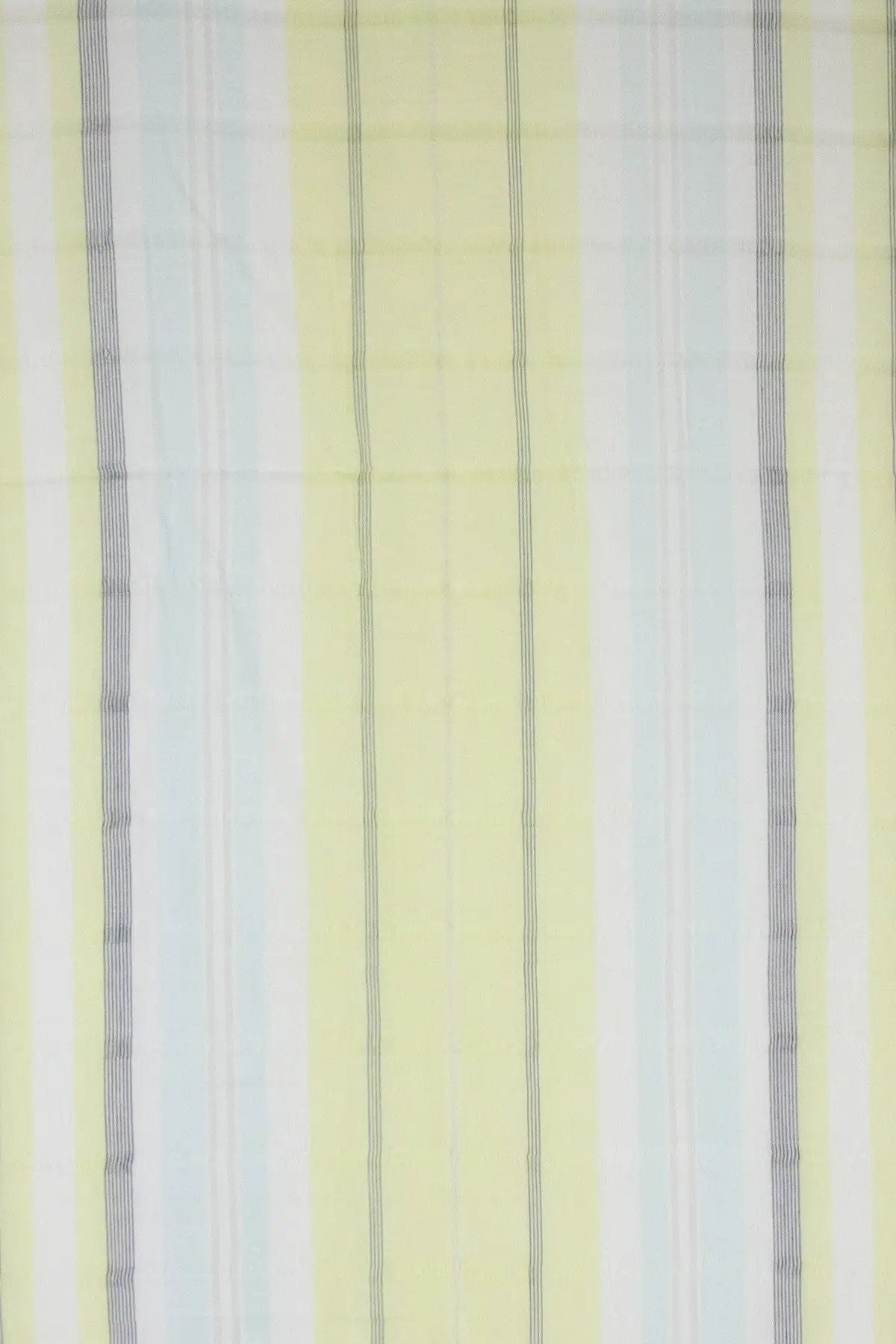 Leno Weave Stripes Cotton Scarf - Aqua Lime by SVEZElife