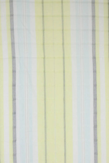 Leno Weave Stripes Cotton Scarf - Aqua Lime by SVEZElife