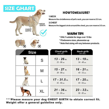No Pull Dog Harness, Adjustable Soft Padded Pet Vest with Easy Control Handle by All Mart Bristol Ltd