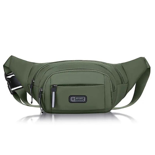 Men's Multifunctional Waist Bag Wear-resistant Waterproof Crossbody Bags by Dropshipman