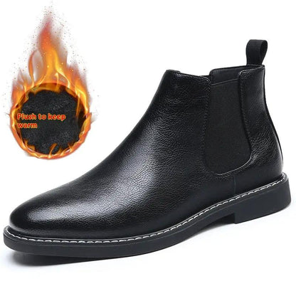 Fashion Retro Cotton Boots British Velvet Short Boots by Dropshipman