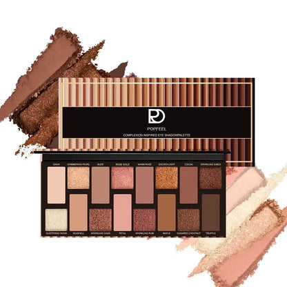 16 Color Glitter Eyeshadow Palette Waterproof by Cashymart