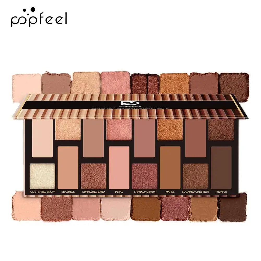 16 Color Glitter Eyeshadow Palette Waterproof by Cashymart