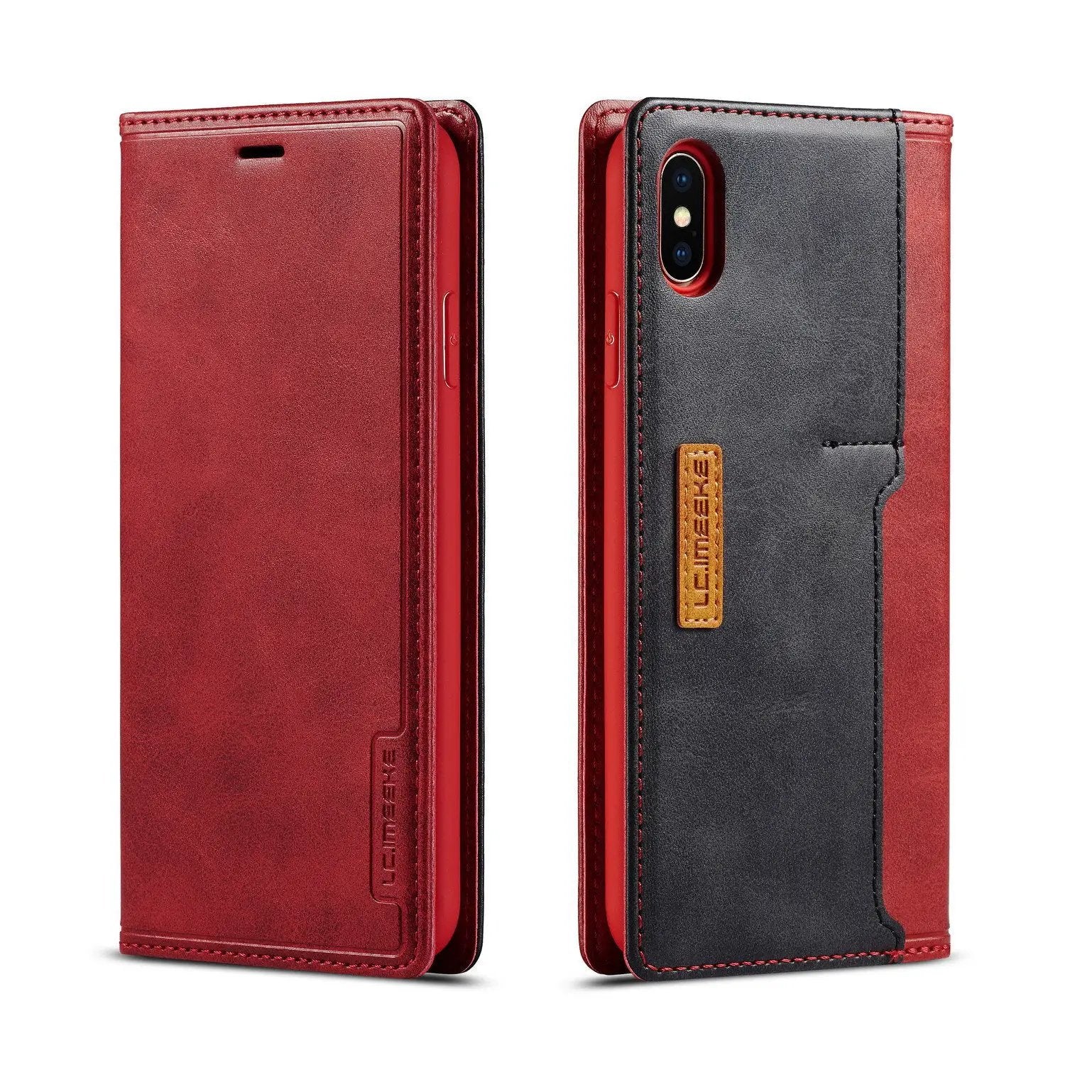 Wallet Leather Case Creative Retro Card Protective Cover by Dropshipman