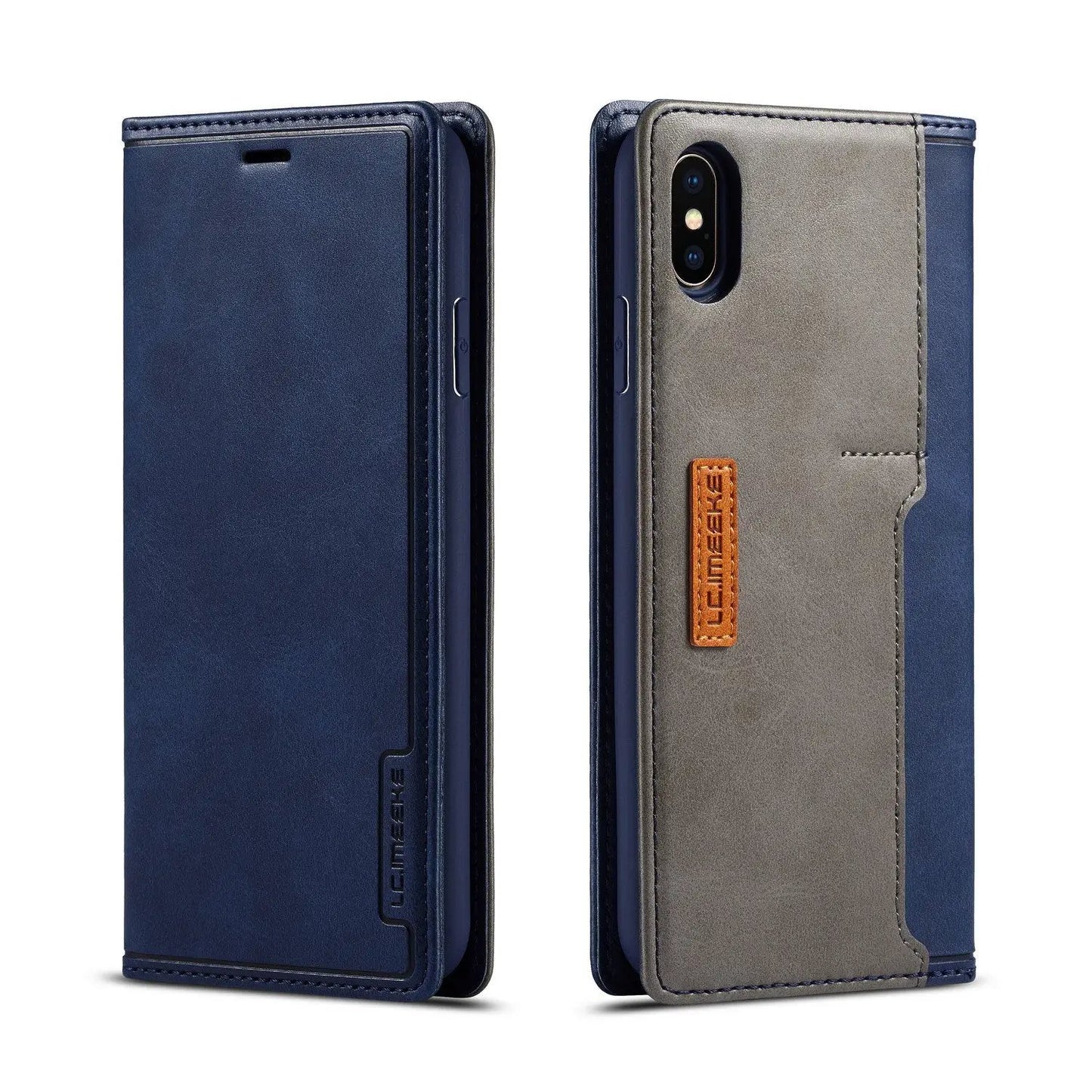 Wallet Leather Case Creative Retro Card Protective Cover by Dropshipman