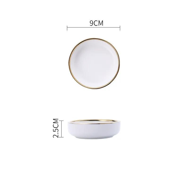 Big Soup Bowl Rice Bowl About Household Ceramic Plate by Dropshipman