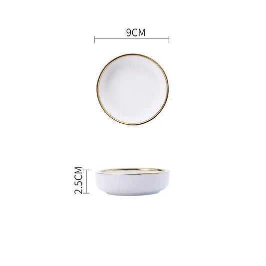 Big Soup Bowl Rice Bowl About Household Ceramic Plate by Dropshipman