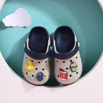 Hole Shoes Baby Baotou Toddler Slippers by Dropshipman
