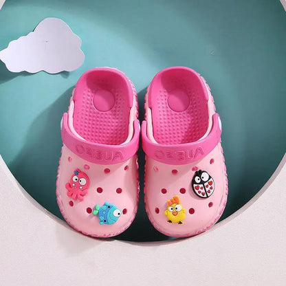 Hole Shoes Baby Baotou Toddler Slippers by Dropshipman