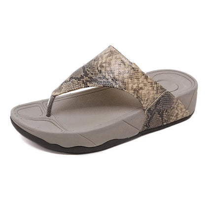 Slippers Summer New Beach Slides Wedges Platform Soft Flip Flops Thick bottom Comfortable Fashion Ladies Footwear by Dropshipman