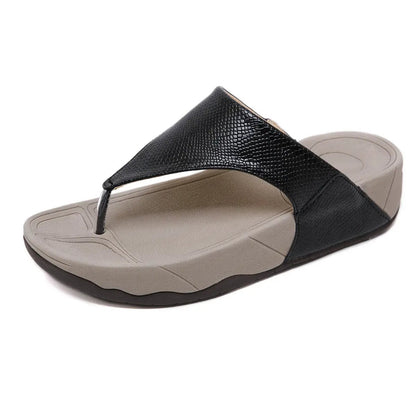 Slippers Summer New Beach Slides Wedges Platform Soft Flip Flops Thick bottom Comfortable Fashion Ladies Footwear by Dropshipman