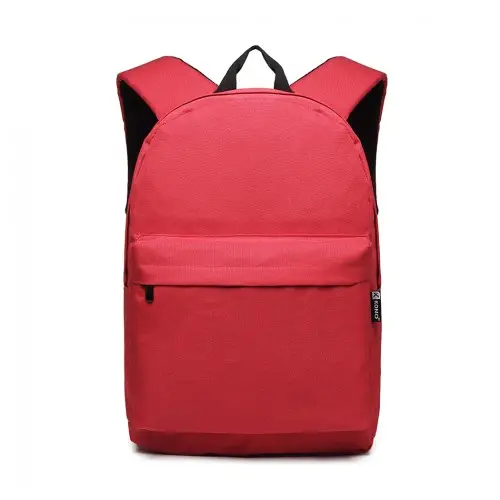 E1930 - Kono Durable Polyester Everyday Backpack With Sleek Design - Red by All Mart Bristol Ltd