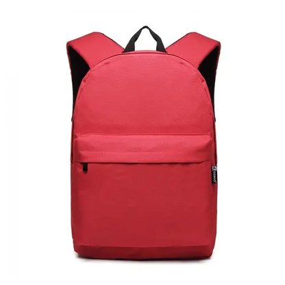 E1930 - Kono Durable Polyester Everyday Backpack With Sleek Design - Red by All Mart Bristol Ltd