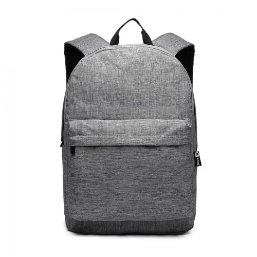 E1930 - Kono Durable Polyester Everyday Backpack With Sleek Design - Grey by All Mart Bristol Ltd