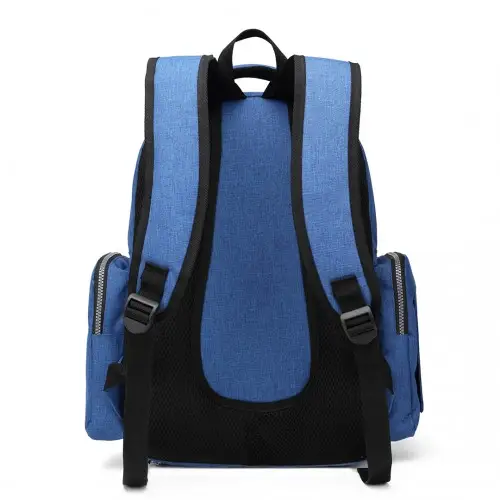 E6706 - Kono Large Capacity Multi Function Baby Diaper Backpack - Blue by All Mart Bristol Ltd